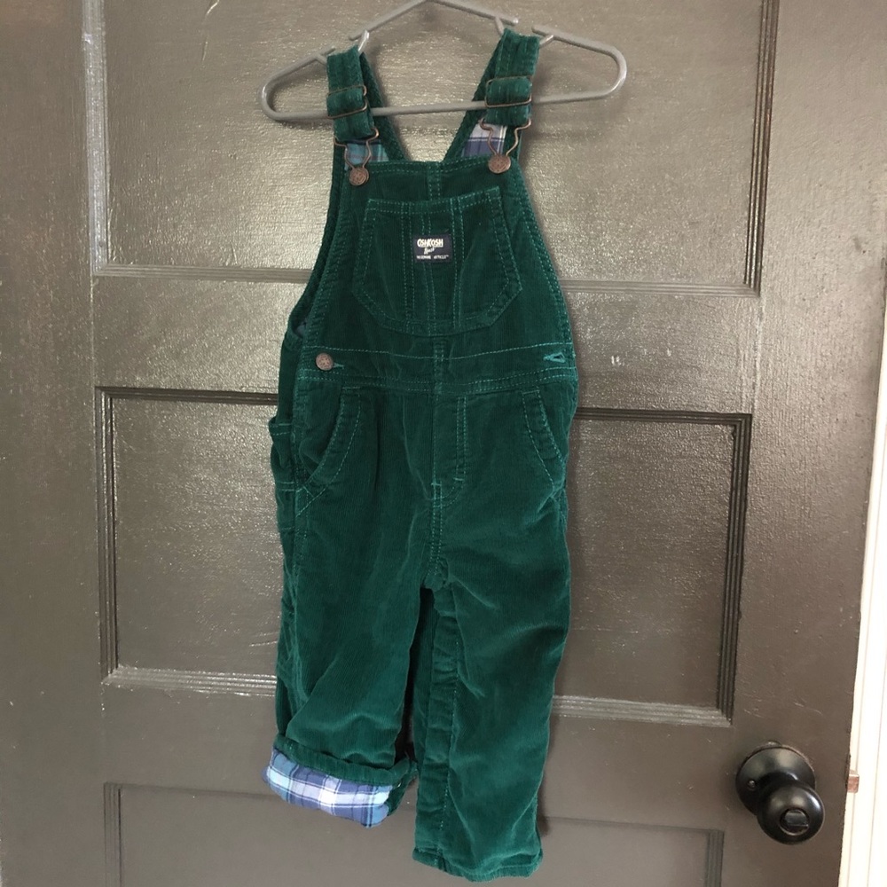 OshKosh Overalls- Green Corduroy